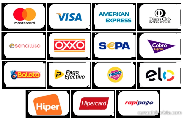 Medios de pago aceptados
