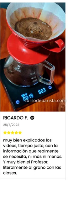 Testimonio de Ricardo F., alumno del curso de barista